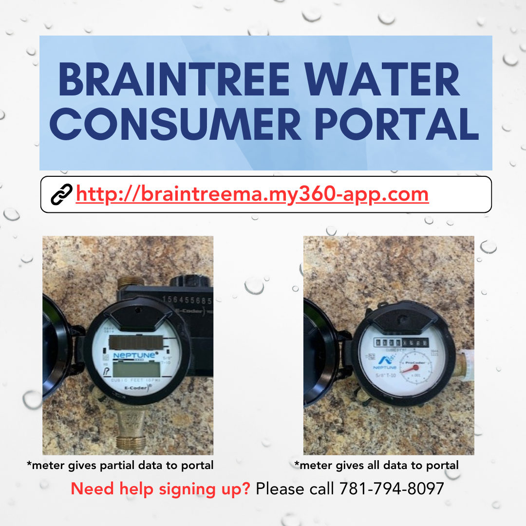 Braintree Consumer Water Portal Post 