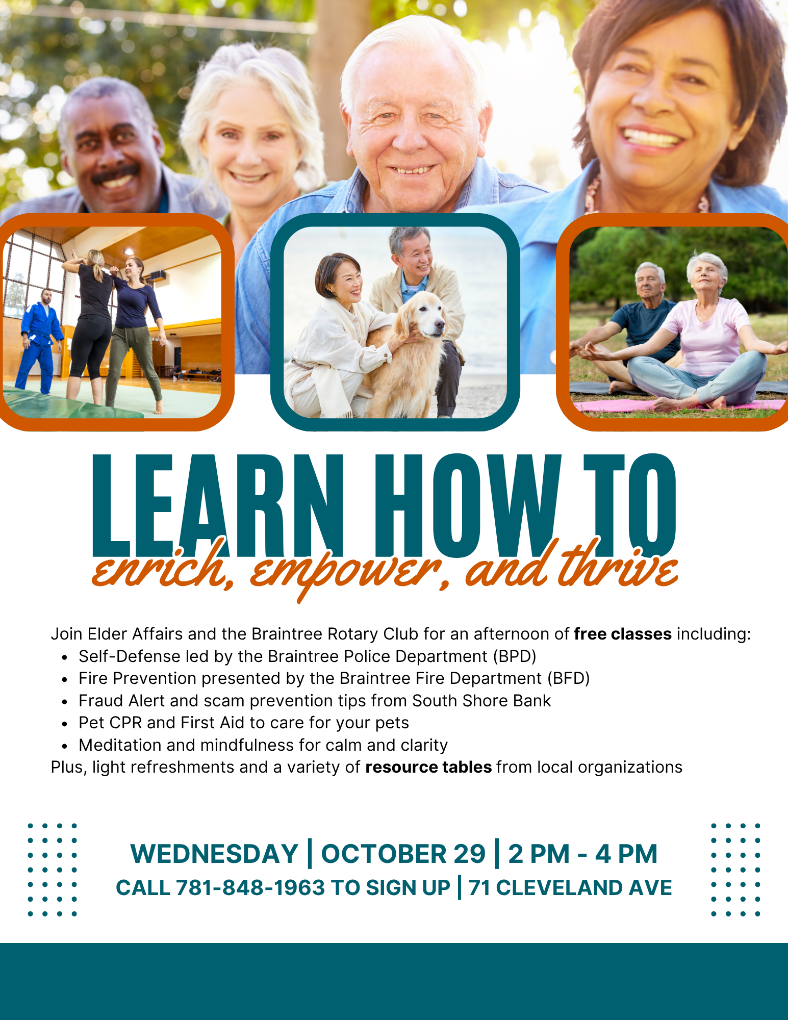 Enrich, empower, and thrive