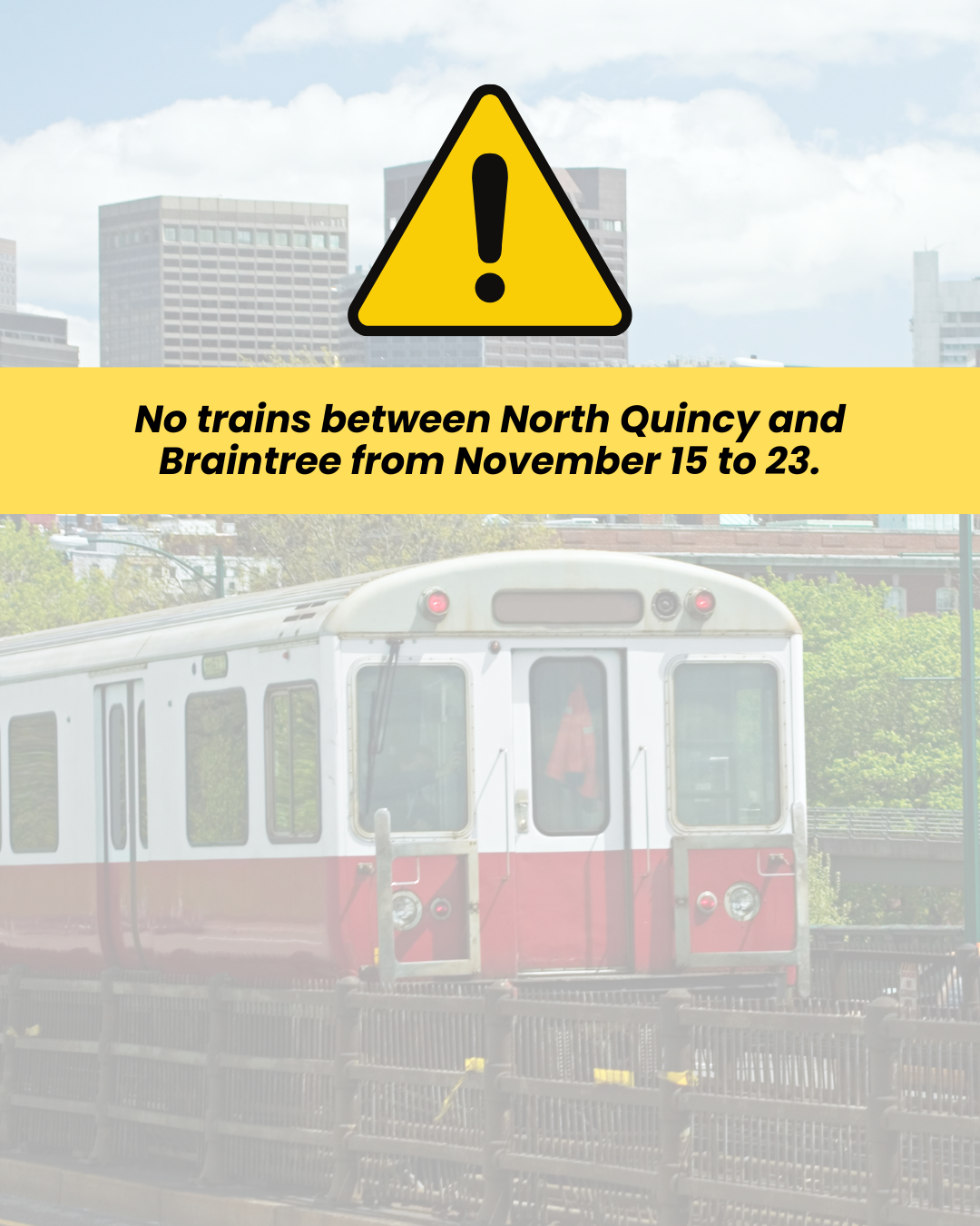 Red Line Closure November 15-23