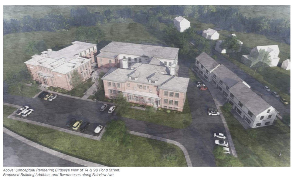 Birds Eye View of 74 and 90 Pond