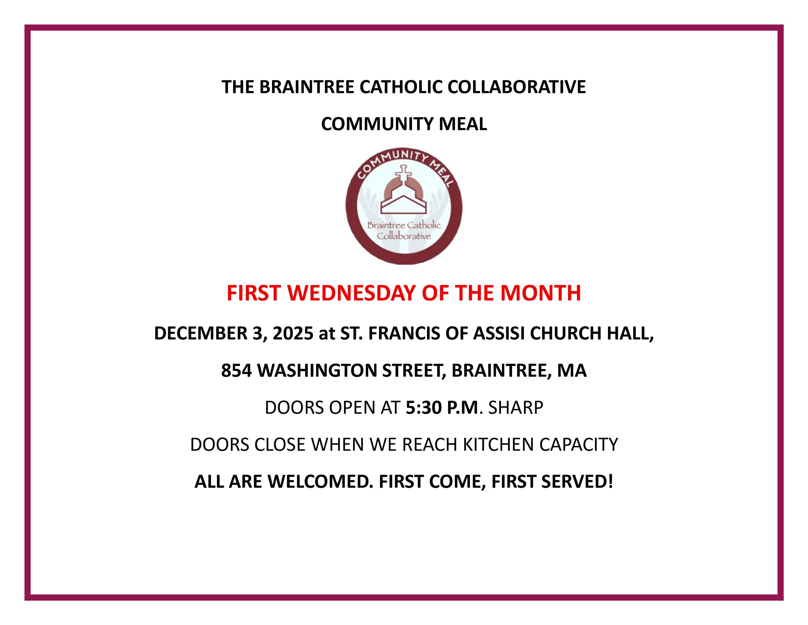 December Community Meal