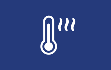 Warming Center Thermometer Graphic
