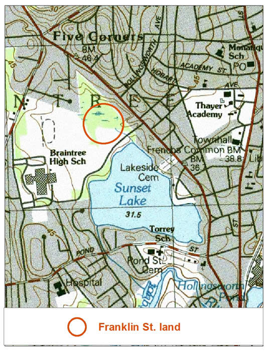 Franklin Street Land Map