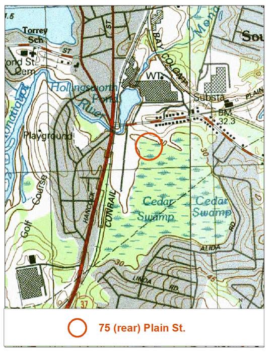 75 (rear) Plaint Street Map
