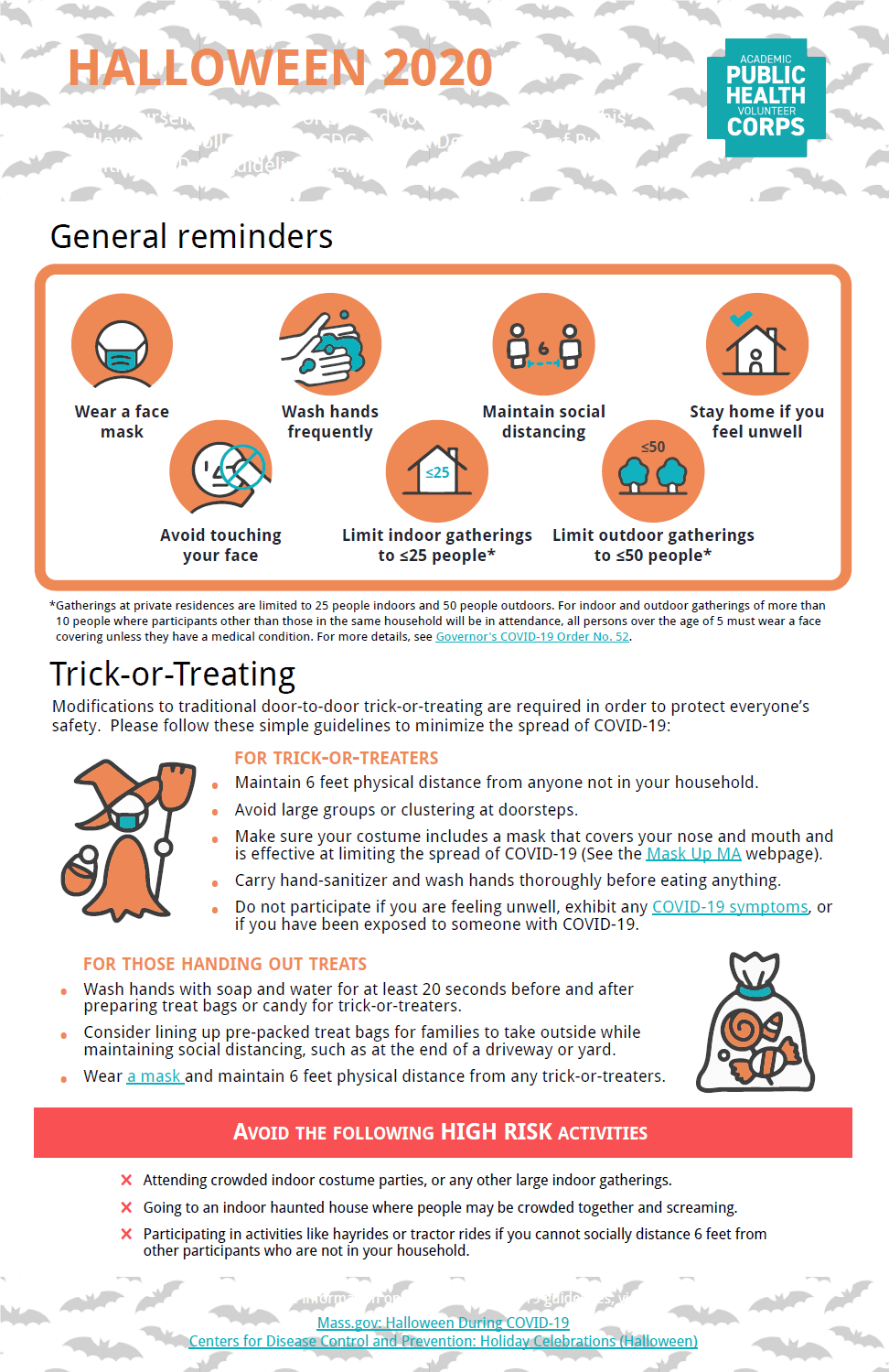 Halloween covid guidelines picture