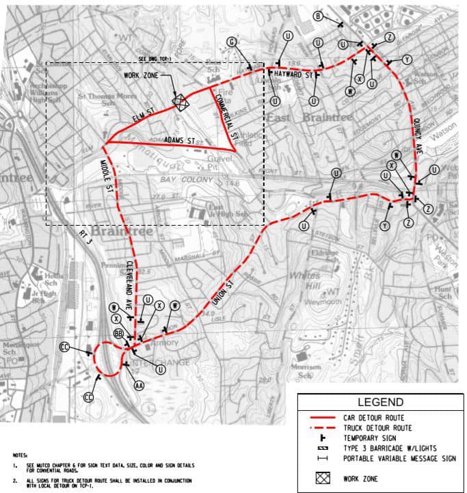 Elm Street Detour Plan
